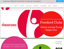 Tablet Screenshot of frenfordclubs.org